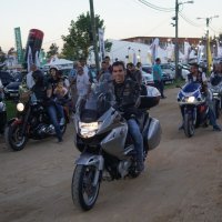 Desfile Motard de abertura das Festas